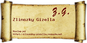 Zlinszky Gizella névjegykártya